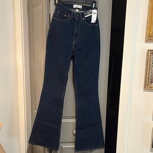 Abercrombie & Fitch Dark Indigo Flare Jeans - Women's